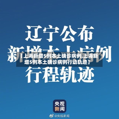 【上海新增5例本土确诊病例,上海新增5例本土确诊病例行动轨迹】-第3张图片