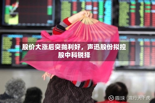 股价大涨后突抛利好，声迅股份拟控股中科锐择-第2张图片