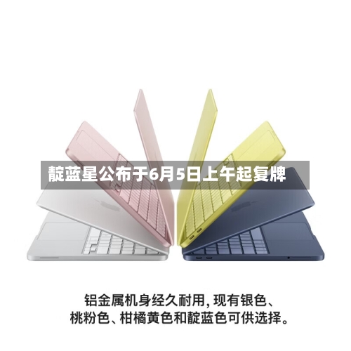 靛蓝星公布于6月5日上午起复牌-第2张图片