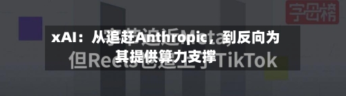 xAI：从追赶Anthropic	，到反向为其提供算力支撑-第2张图片