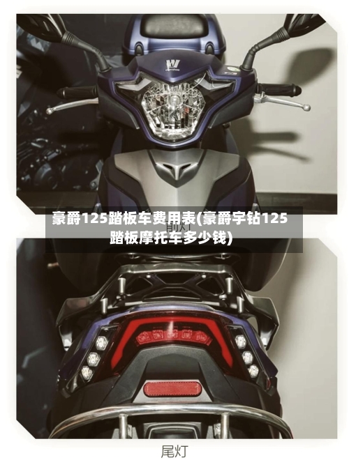 豪爵125踏板车费用表(豪爵宇钻125踏板摩托车多少钱)-第2张图片