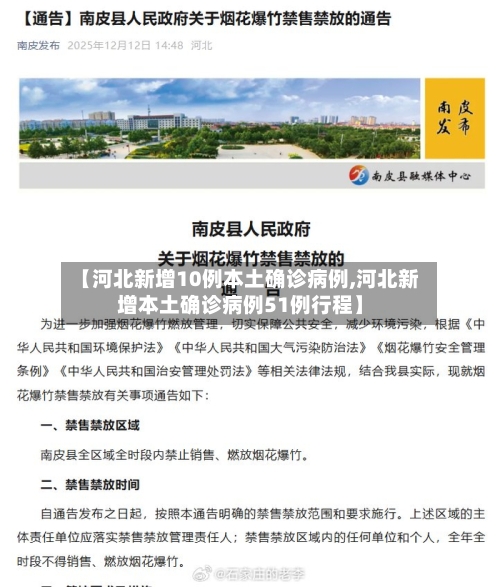 【河北新增10例本土确诊病例,河北新增本土确诊病例51例行程】