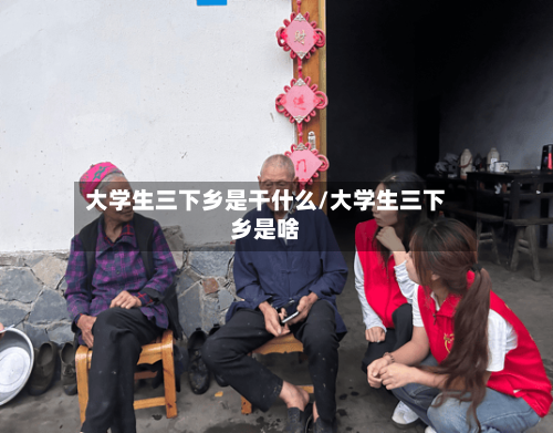 大学生三下乡是干什么/大学生三下乡是啥